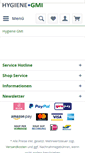 Mobile Screenshot of hygiene-gmi.de
